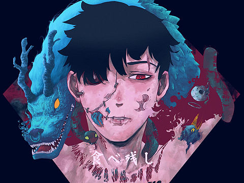 残食（个人主页-ZNTE4ODUxMTI=） - 商业插画 - 站酷设计师VICTORS_one原创素材 - 站酷ZCOOL
