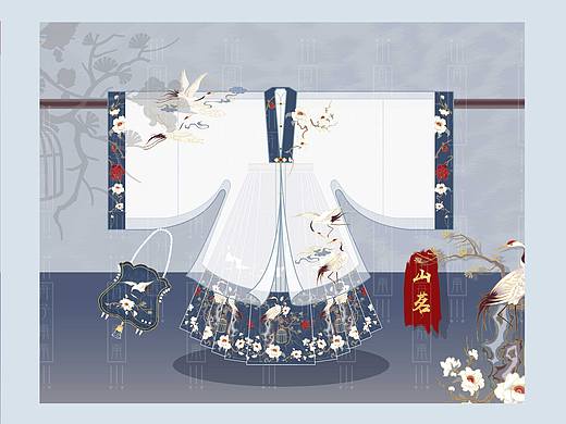 汉服设计汉服绣花设计