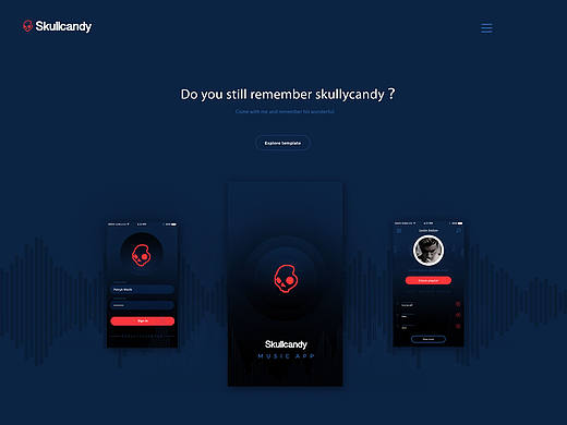 skullcandy(web Design)