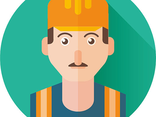 临摹扁平砌砖工（个人主页-ZMTQ5MzEwODQ=） - 图案 - 站酷设计师wenwen037原创素材 - 站酷ZCOOL