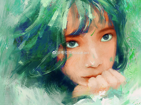 写生-人物-头像-小雨