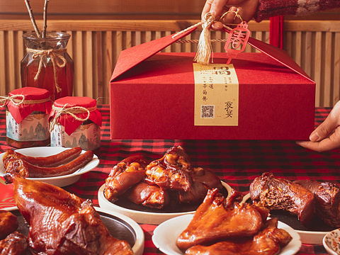 卤味年货礼盒拍摄