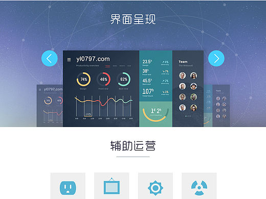 数据类的网站首页