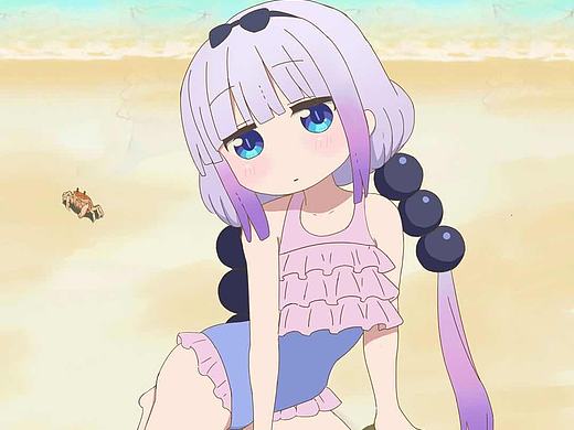 同人图《小林家的龙女仆》康娜酱