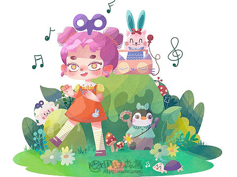 儿童原创插画