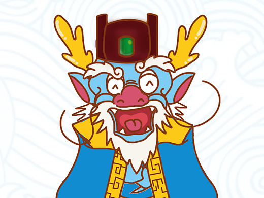 龙王爷平面-ip形象457045年前熊博士-音乐糖果活力熊