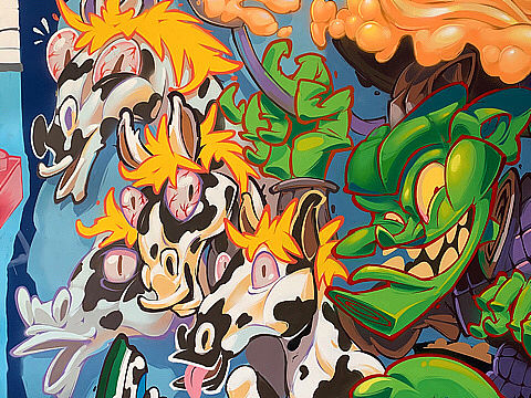 《冰淇淋》—球鞋潮流文化与涂鸦的碰撞