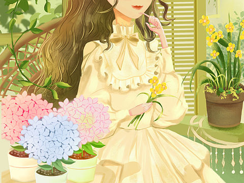 绘本风人物插画（个人主页-ZNTg5MTY5MTY=） - 创作习作 - 站酷设计师hshi原创素材 - 站酷ZCOOL