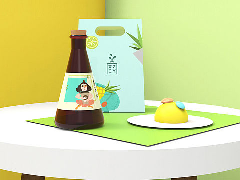 夏日冰茶（个人主页-ZNDY2NjE2NzY=） - 包装 - 站酷设计师洛汐BB原创素材 - 站酷ZCOOL