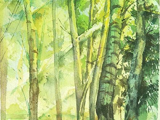 水彩風(fēng)景（個(gè)人主頁-ZMjMxNTMzODQ=） - 創(chuàng)作習(xí)作 - 站酷設(shè)計(jì)師一只飛機(jī)原創(chuàng)素材 - 站酷ZCOOL