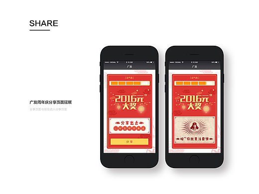 广发周年庆H5分享页