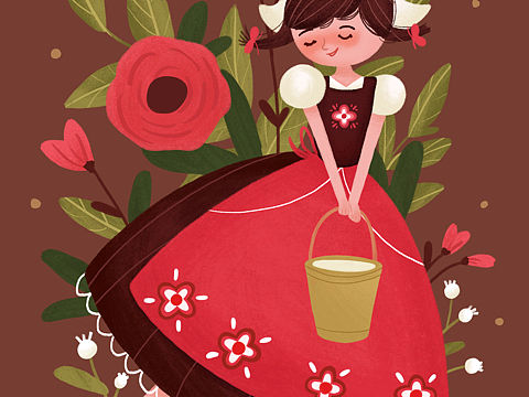 一组临摹插画【moon.F】