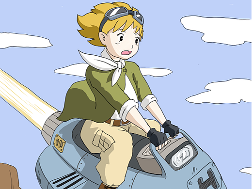 飞行器少女（个人主页-ZNjY5MDA3OTI=） - IP形象 - 站酷设计师飞翔在亚德里亚海原创素材 - 站酷ZCOOL