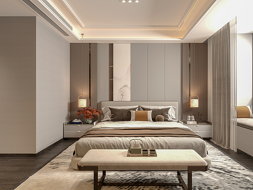 新中式 ||家装（个人主页-ZNTk2OTQ1MjQ=） - 家装设计 - 站酷设计师歆甜呀原创素材 - 站酷ZCOOL