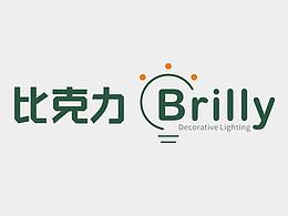 比克力logo标志和名片设计