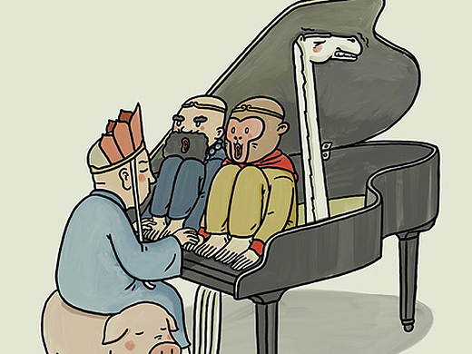 搞笑漫画《师傅》