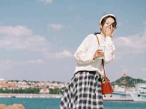 青岛小青岛文艺女装拍摄