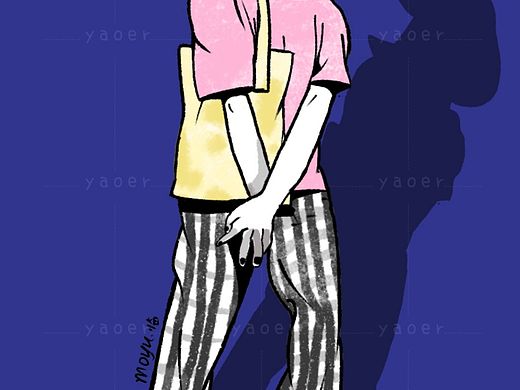 临摹插画