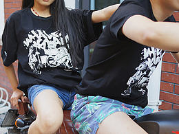 鯨魚島樂隊-原創(chuàng)T恤-實拍