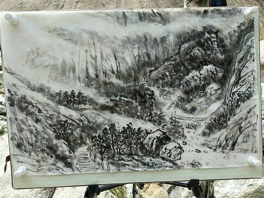 陕西写生画