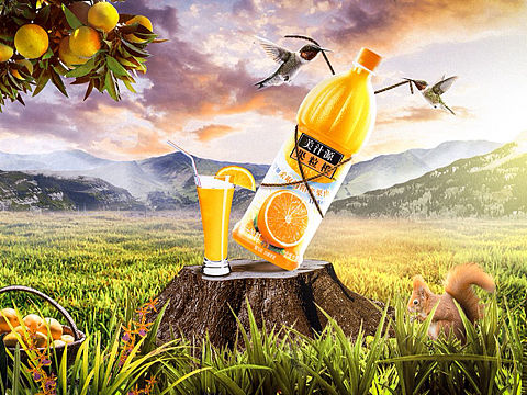 首次尝试合成！从构思到草图再到素材的拼接以及光影收