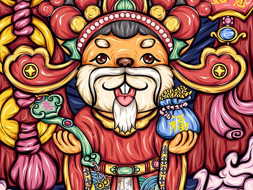 十二生肖主題插畫（個人主頁-ZNTY2NDY0MzY=） - 商業(yè)插畫 - 站酷設計師_秋張原創(chuàng)素材 - 站酷ZCOOL