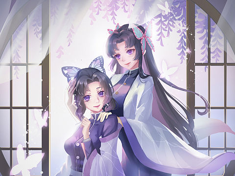 鬼灭之刃同人 蝴蝶忍 蝴蝶香奈慧