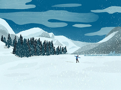雪景1、2