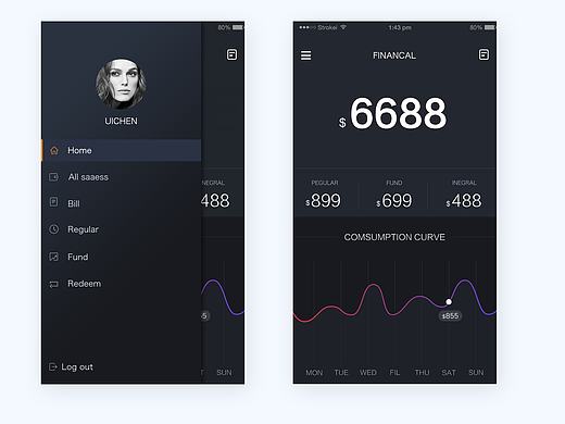 app界面（个人主页-ZMjE1MDU1NjQ=） - 品牌 - 站酷设计师UI_Chen原创素材 - 站酷ZCOOL