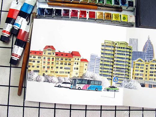 小风琴,把青岛的一些印象折进本子里