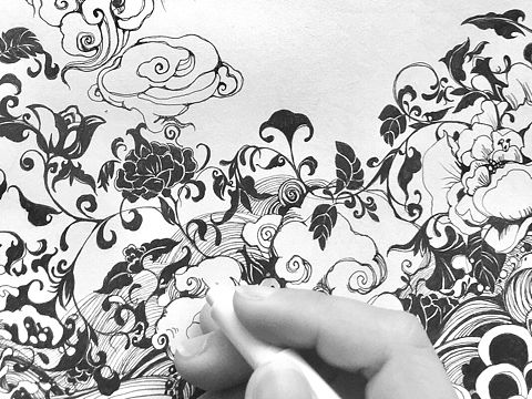 游园惊梦（个人主页-ZMjA2MTM1MzI=） - 艺术插画 - 站酷设计师chang晶原创素材 - 站酷ZCOOL