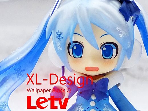 雪初音卡通壁纸组图