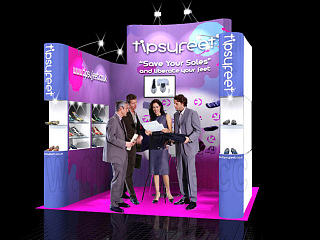 小展位设计-国内外参展3x3展位