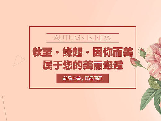 女装简约促销海报