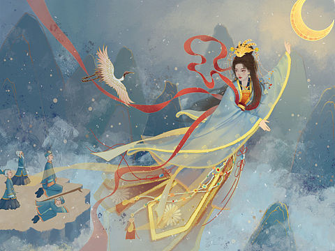 《侗族萨玛》系列插画设计