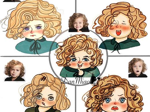 人物表情练习(原创)