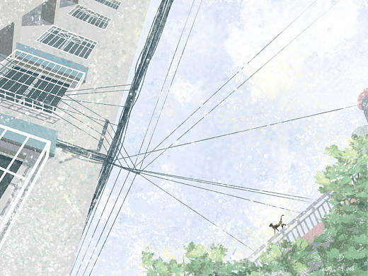 场景午后（个人主页-ZMzUwMDk1OTY=） - 创作习作 - 站酷设计师木木段的画画日常原创素材 - 站酷ZCOOL