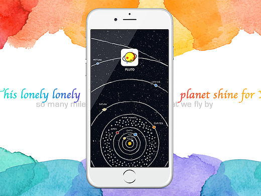 文艺清新风格的阅读类app《PLUTO》