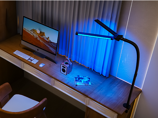 keyshot双头台灯渲染动画效果展示