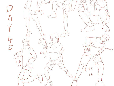 #速写60天挑战赛# Day 45 @速写班长