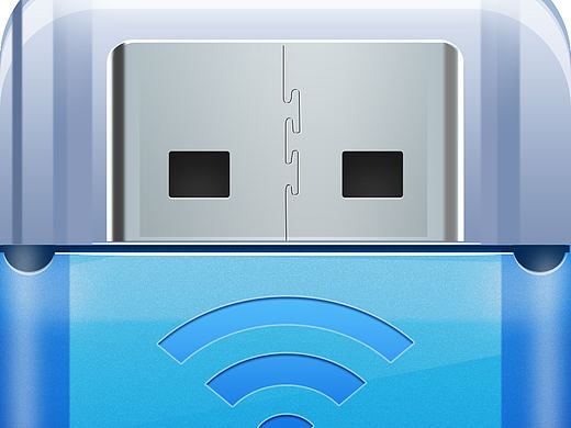 usb无线wifi写实图标