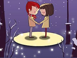 去年給女朋友的圣誕賀卡