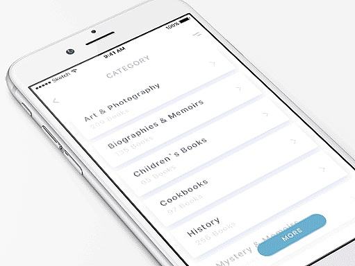 图书应用 交互 Demo