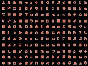 手机端常用图标