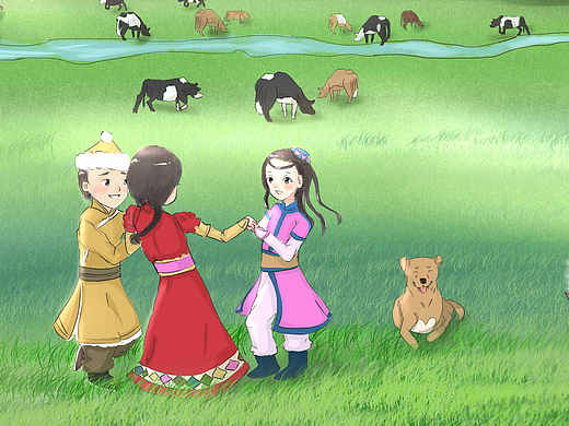 北疆风光（个人主页-ZMTY0OTE2ODQ=） - 商业插画 - 站酷设计师lucyworship原创素材 - 站酷ZCOOL