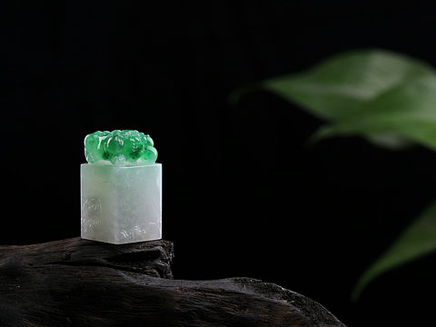 翡翠 - 貔貅印章