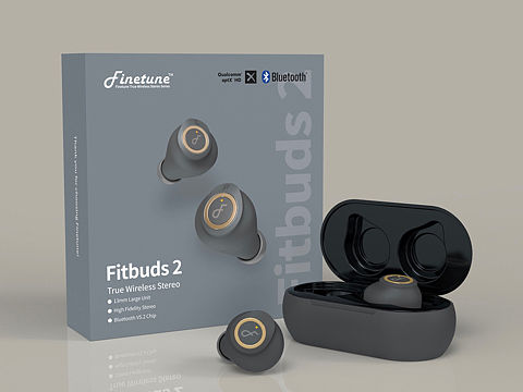 Finetune真无线耳机包装设计。