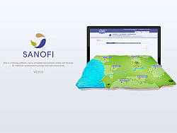 SANOFI医药代表培训软件 UI