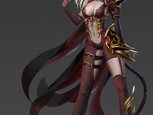 魔幻女立绘