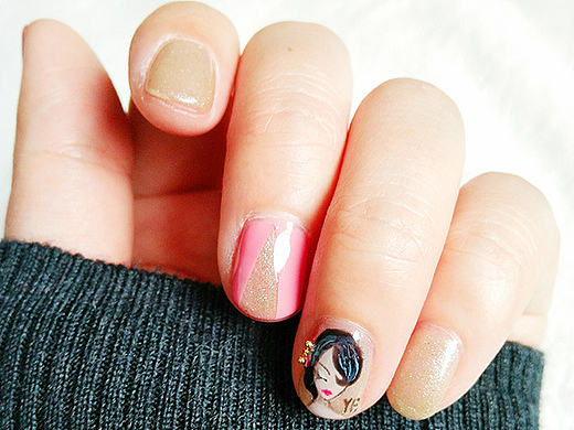 超美手绘DIY美甲